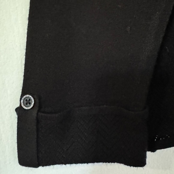 Roz& Ali From Dressbarn cardigan Color Black Size Small for Women - Picture 4 of 8